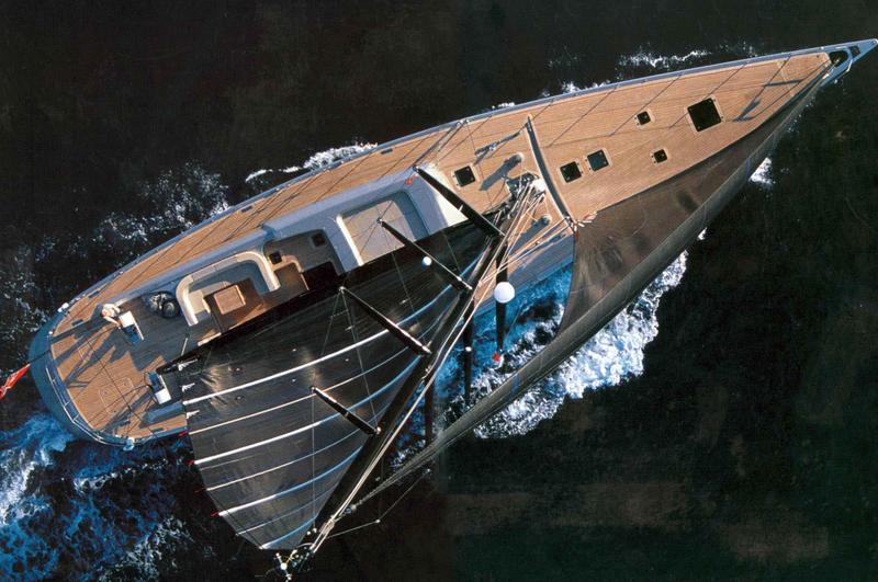 Dark Shadow Sailing Yacht designed by Foster. Courtesy Chicago Athenaeum.