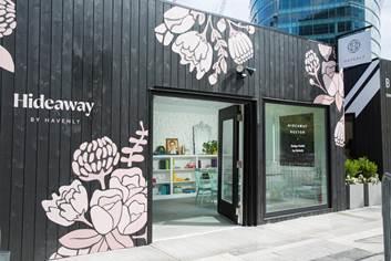 Hideaway, Havenly's new brick and mortar location; photo by Kiera Slye