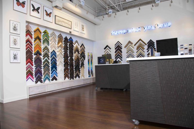 Artists Frame Service's latest Chicago showroom. Photo courtesy Artists Frame Service.