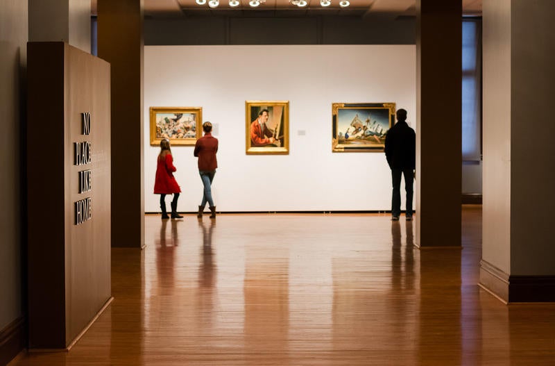 No place like home: Art gallery of American regionalism paintings; photo by Mshipp