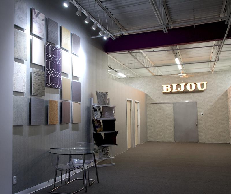 Bijou Coverings just opened a new showroom on Long Island, in New York; photo courtesy Bijou Coverings
