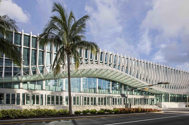 The new Miami Beach Convention Center.