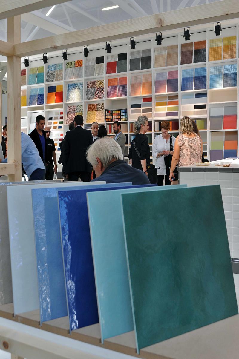 Inside the show; courtesy Cersaie