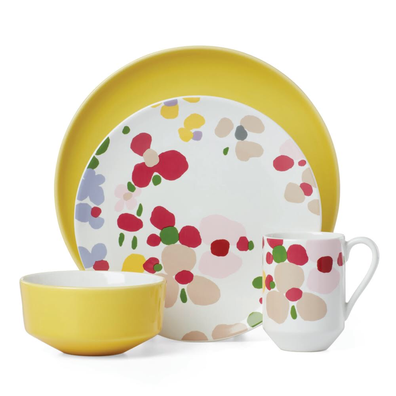 kate spade new york On The Dot 12-Piece Dinnerware Set