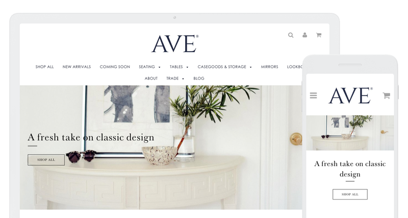 AVE Home's new website