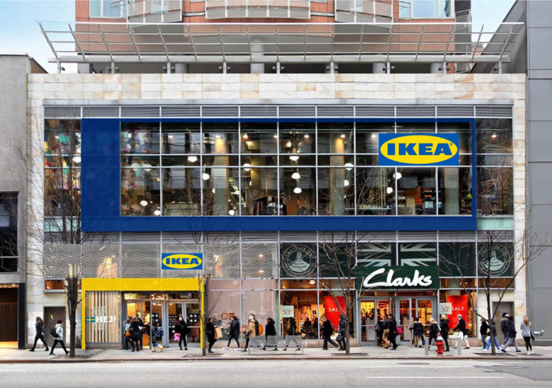 A rendering of Ikea's new store