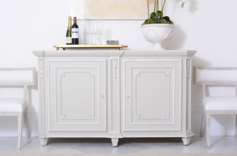 A cabinet with Jolie Home paint