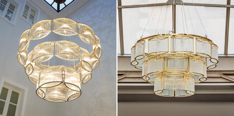 Left (original): Licht im Raum Dinnebier GmbH, Düsseldorf, Germany; Design: Daniel Klages | Right (plagiarism): Zhongshan Henglan Marsden Lighting Co. Ltd., Guangdong, PR China