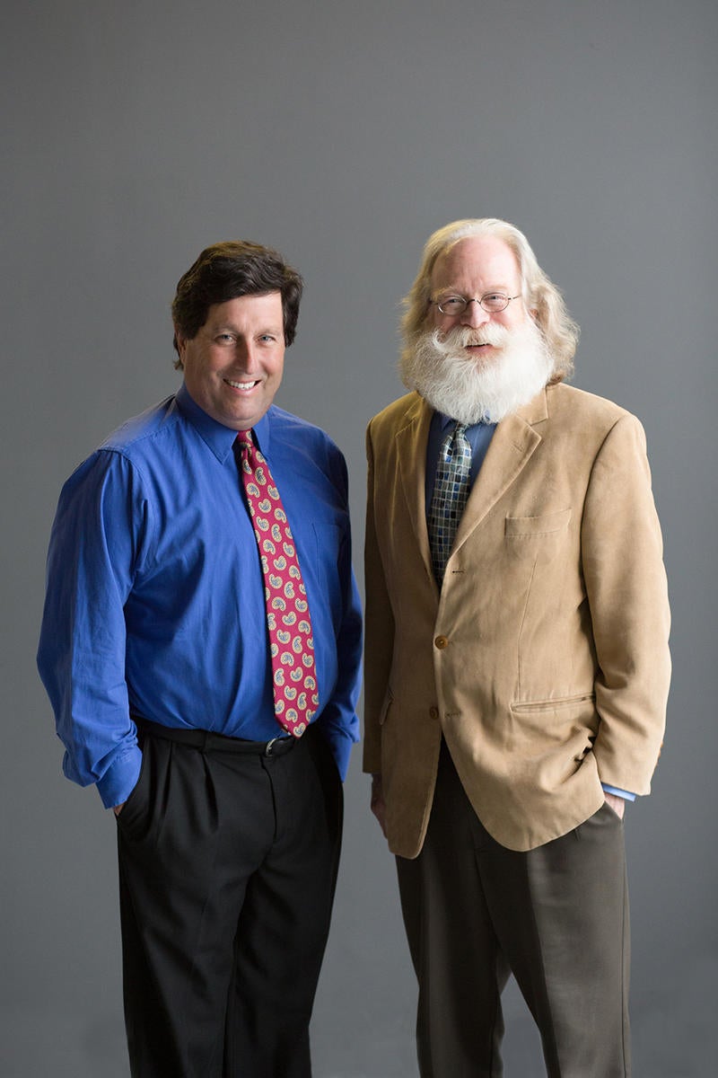 Erik Listou and Louie Delaware, founders of the Living in Place Institute.