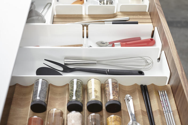 Henrybuilt's drawer organization system