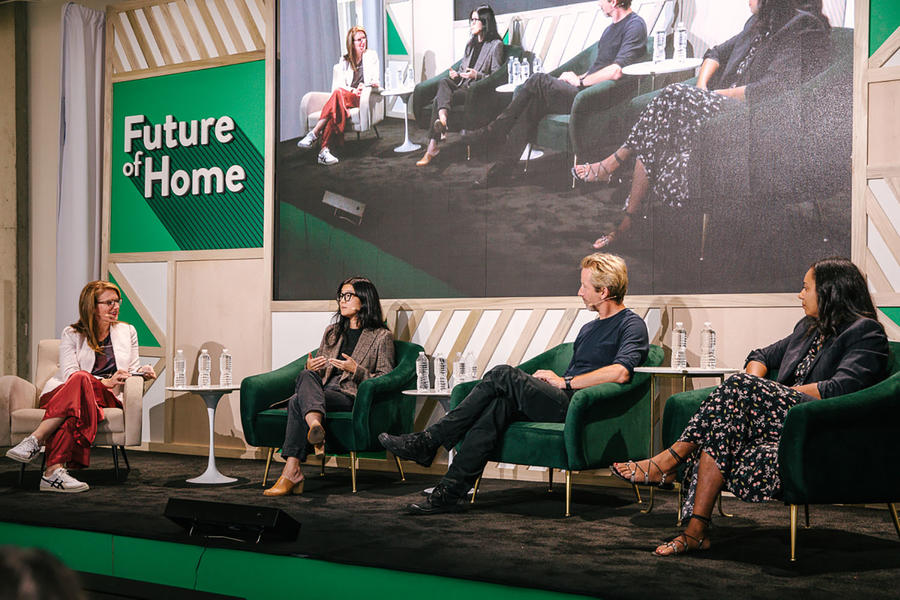 Sophie Donelson, Tracy Cho, Maxwell Ryan and Melissa Duren Conner at Future of Home