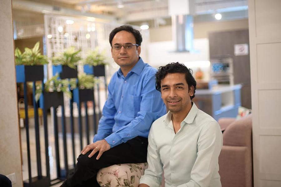 Livspace co-founders Ramakant Sharma and Anuj Srivastava