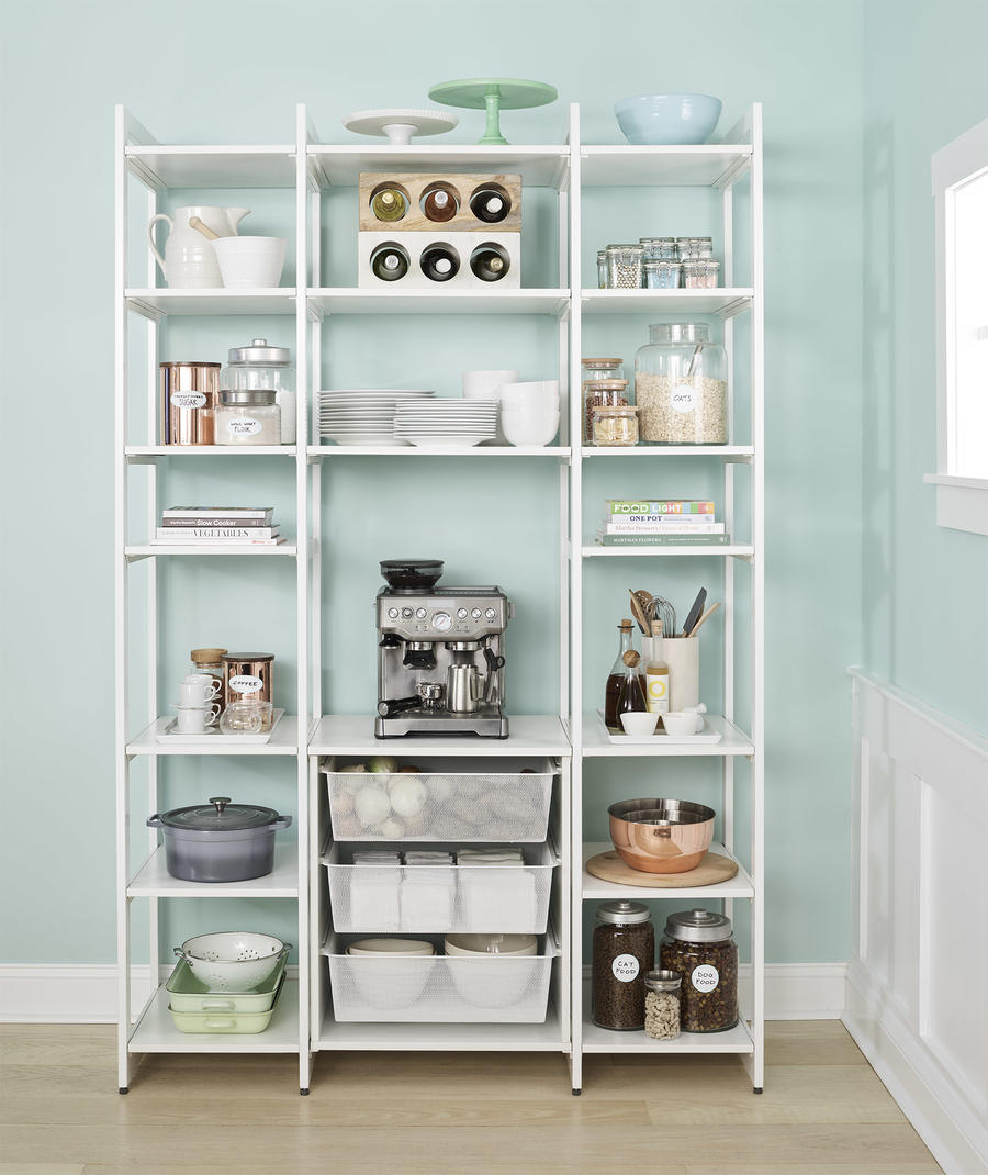 A pantry configuration from The Everyday System.