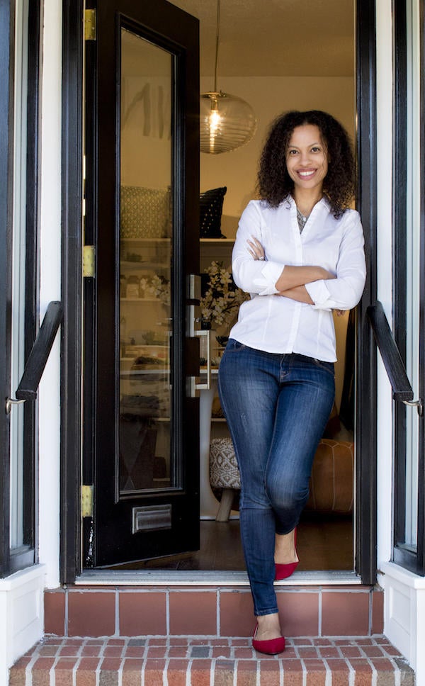 The first job was for free. Now this designer has her own shop