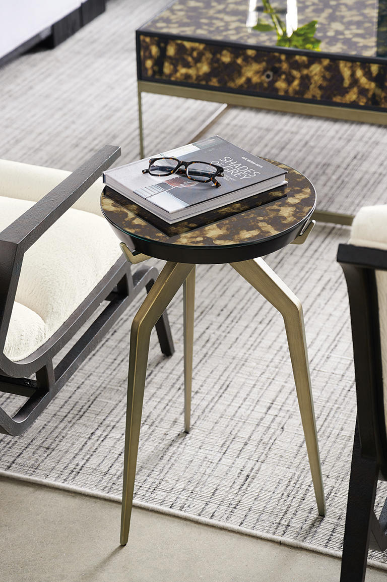 Caracole's Remix Mirror Top Accent Table