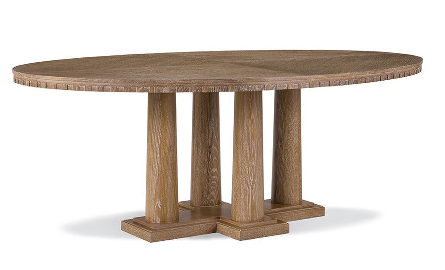 The McClintock Column Dining Table from Robert A.M. Stern for Ferrell Mittman