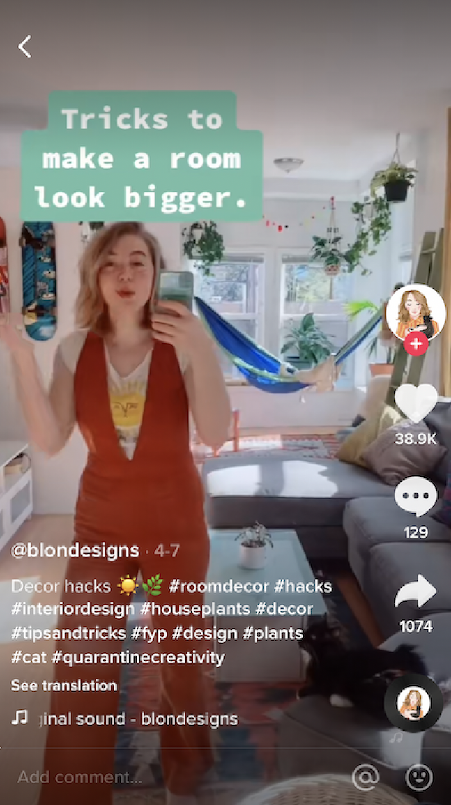 Is there opportunity for designers on TikTok?