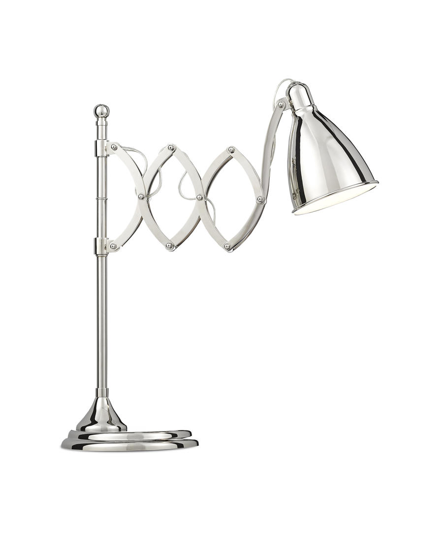 The Reeves desk lamp from Barry Goralnick for Currey & Company