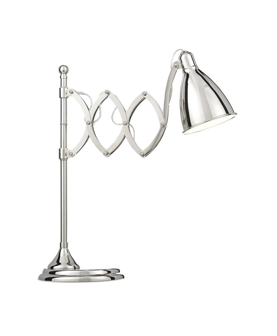 The Reeves desk lamp from Barry Goralnick for Currey & Company