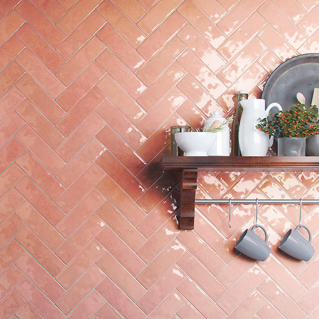 The Passion tile in Rosa from Emser Tile