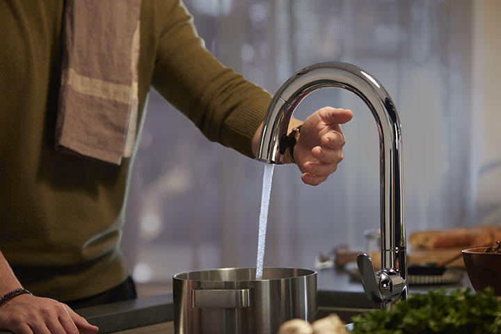 A touchless faucet from Kohler