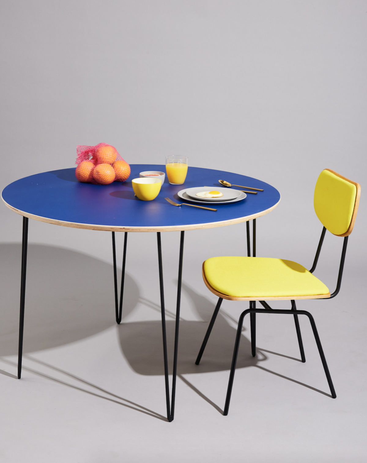 The Kobe dining chair from Inside Weather in Vibrant Yellow