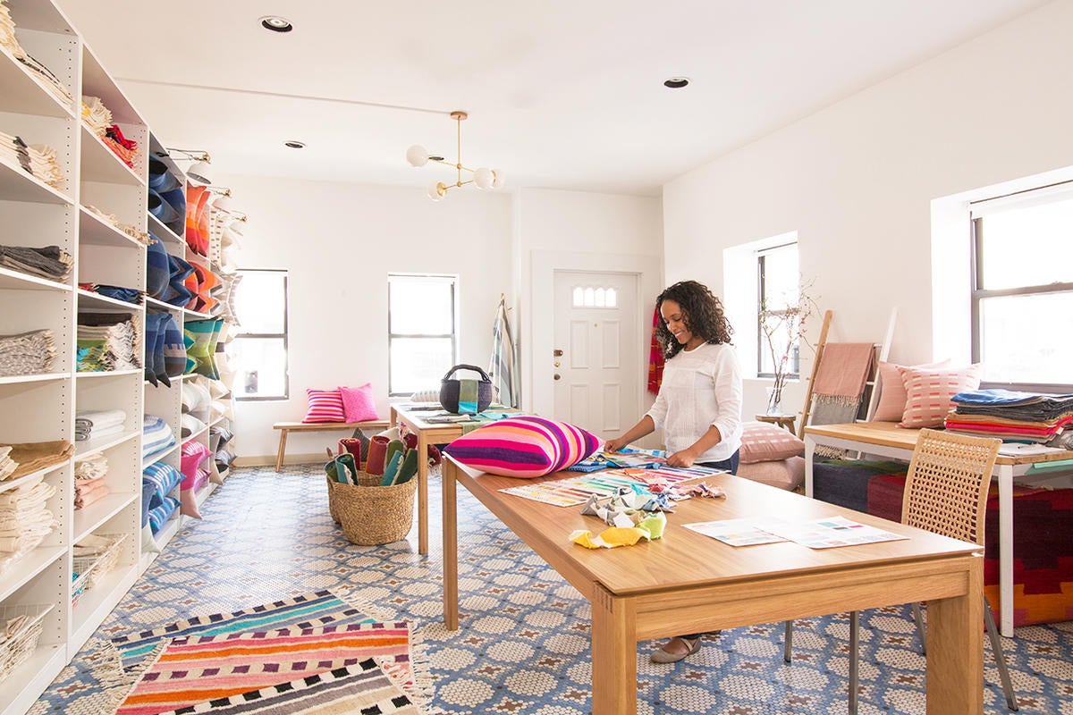 Hana Getachew in her studio