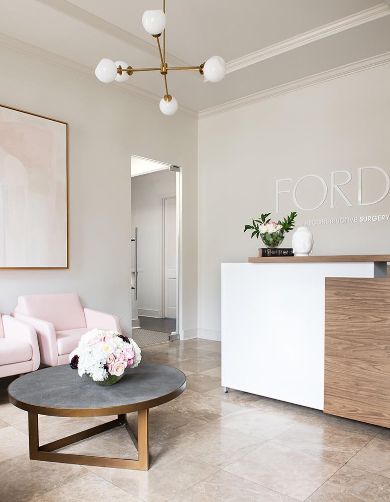 How this designer transformed a plastic surgeon's office into a dreamy oasis