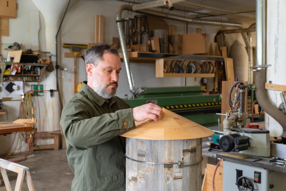 This Brooklyn woodworker won’t look at other people’s work