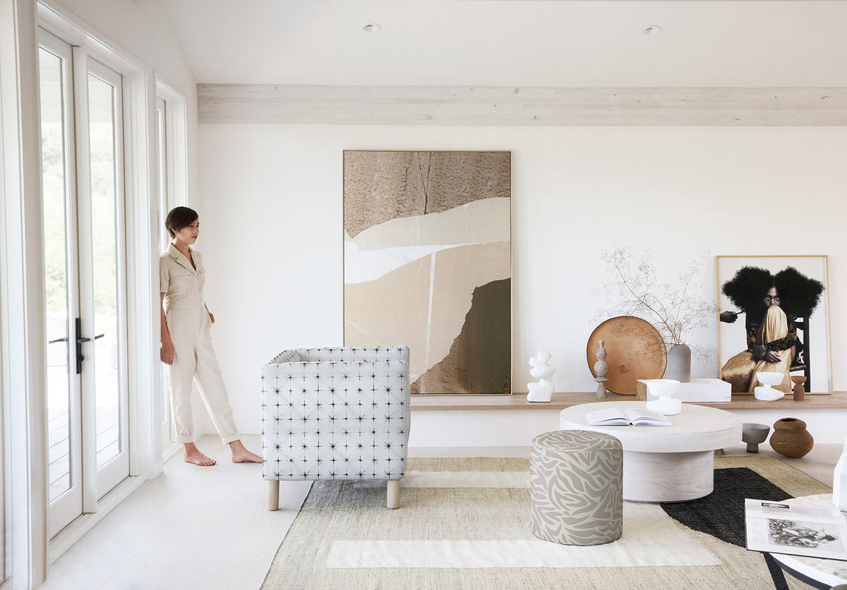 West Elm and Minted team up for an artist-designed upholstered furniture line