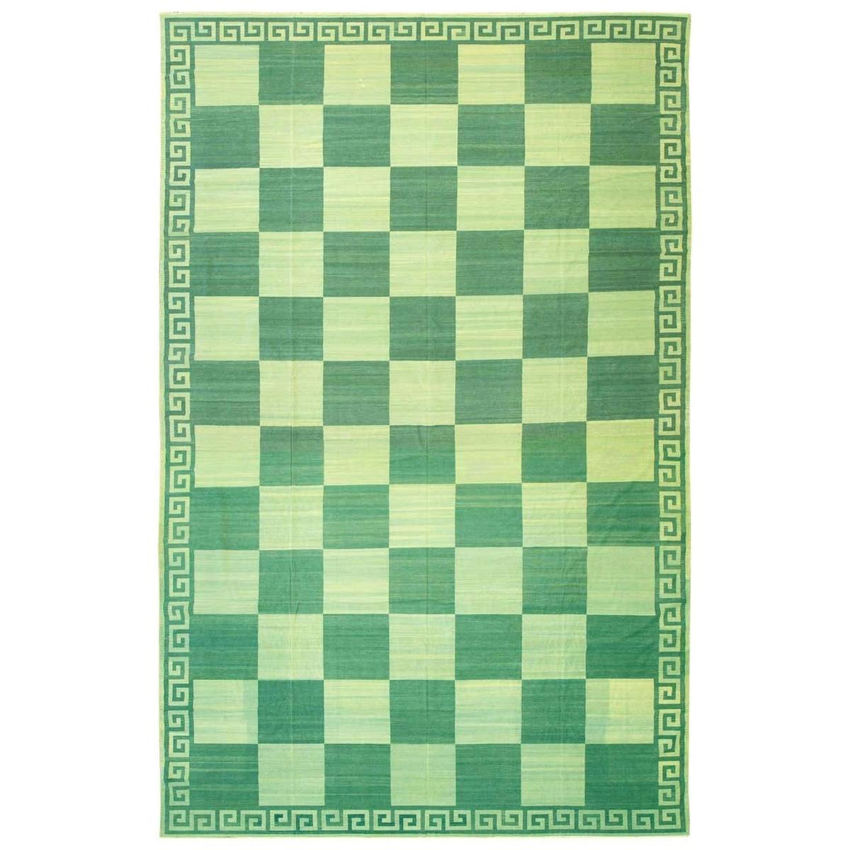 8020105.3.0 | La Rochelle Woven Green Check/Plaid - Brunschwig & Fils Fabric