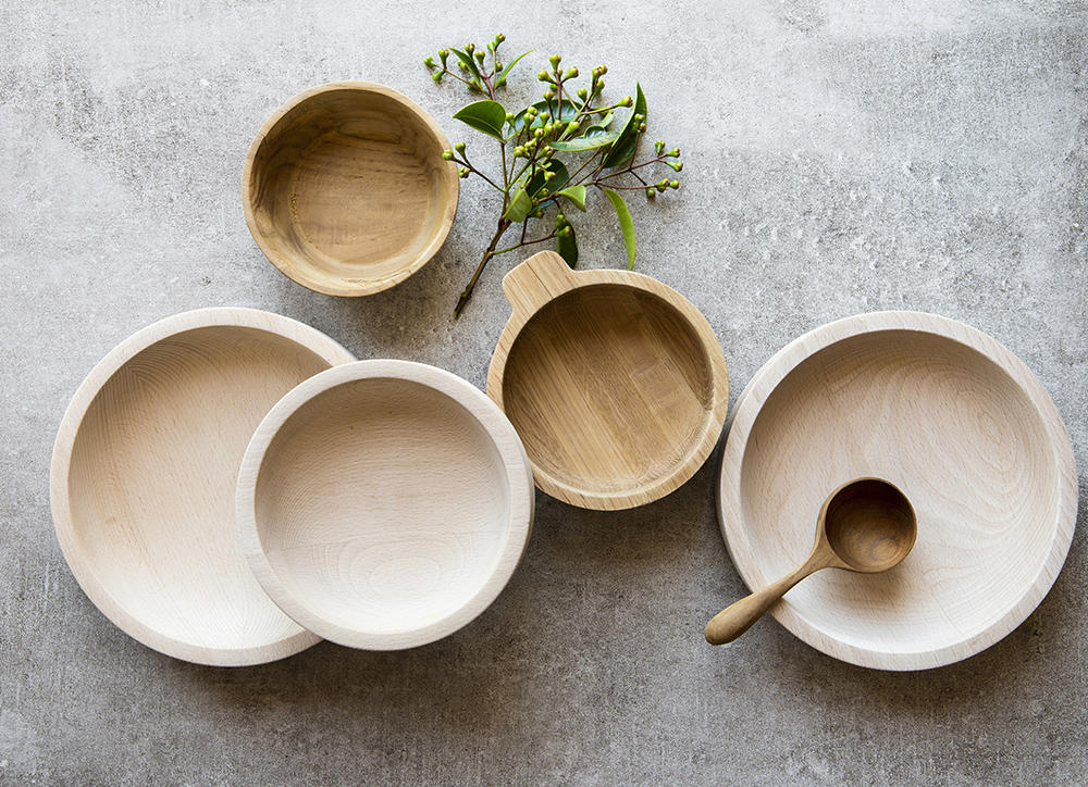 Wooden bowls from Craft & Forge