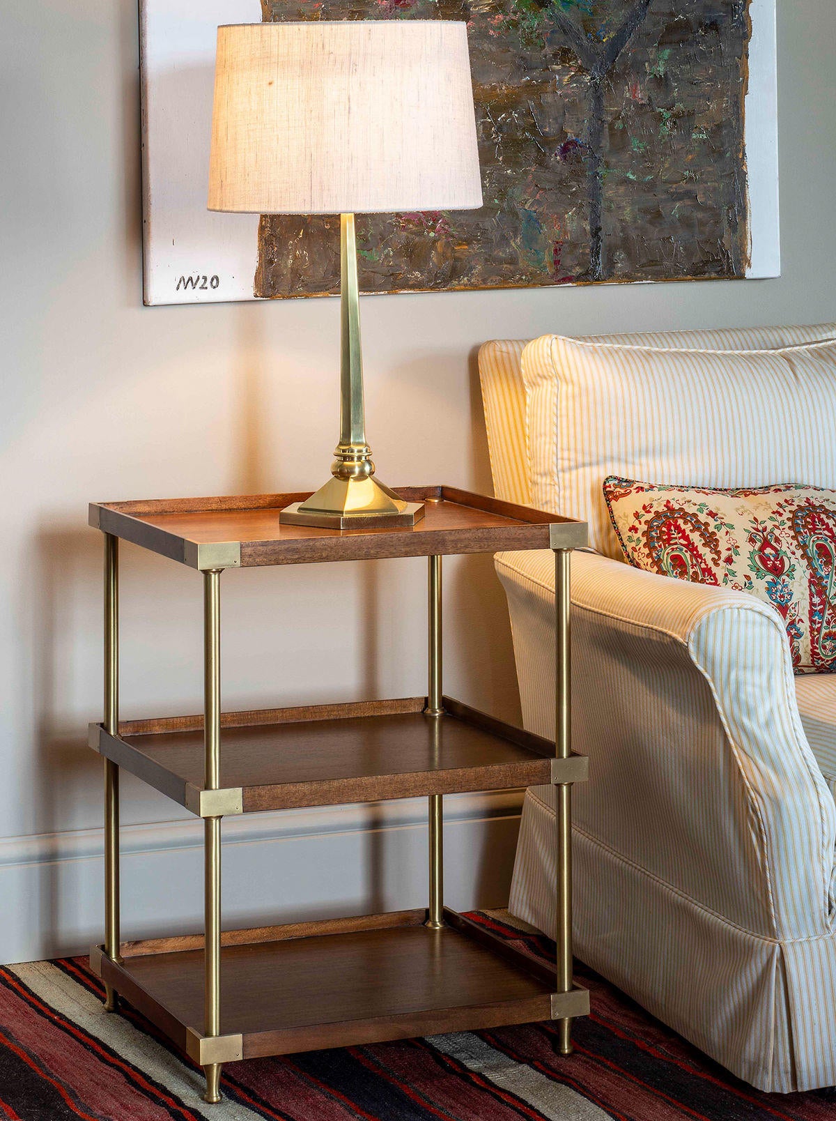 Brass is back—here are 8 pieces to warm up a neutral room