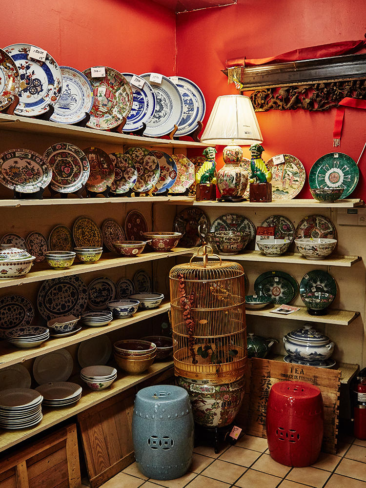 Porcelain sourced from Jingdezhen is a top seller at the store 