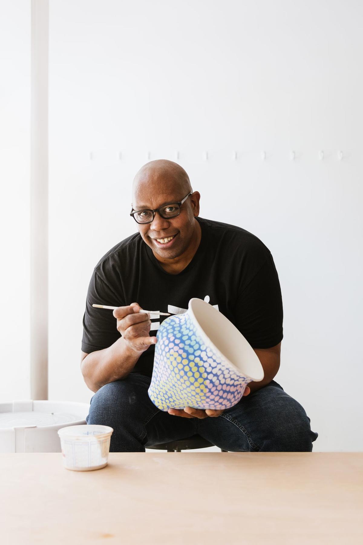 This Brooklyn–based ceramicist designs with intuition