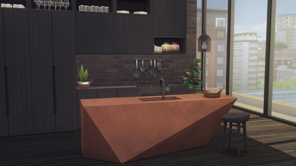 A kitchen for The Sims designed by Harrie