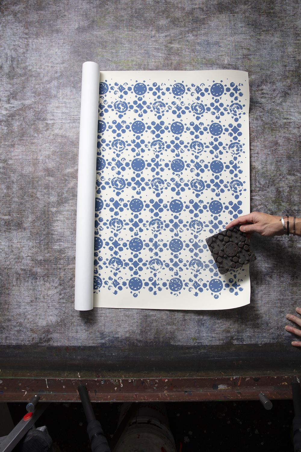 This designer reimagines archival patterns in artisanal ways