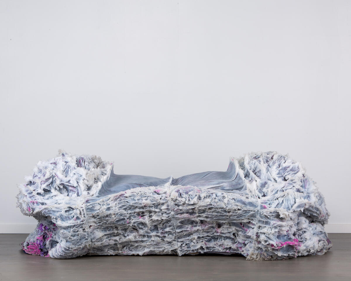 This Pennsylvania artist creates futuristic furniture from your waste