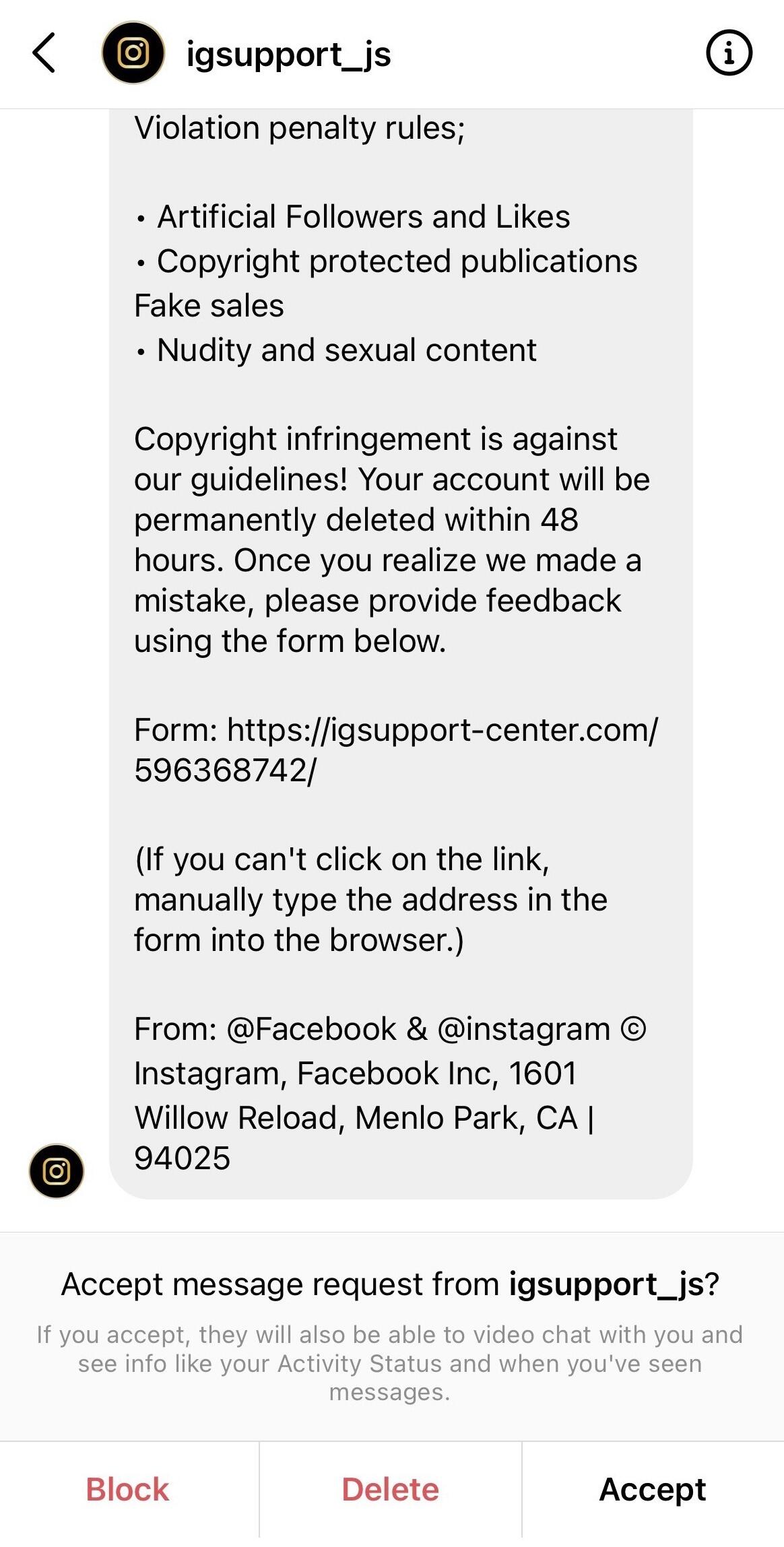 Scammers Exploit Verified Facebook and Instagram Accounts. - Miss Ink