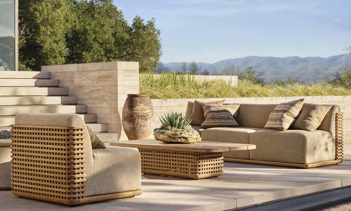 Outdoor-ready designs by RH, Max Humphrey for Sunbrella and more
