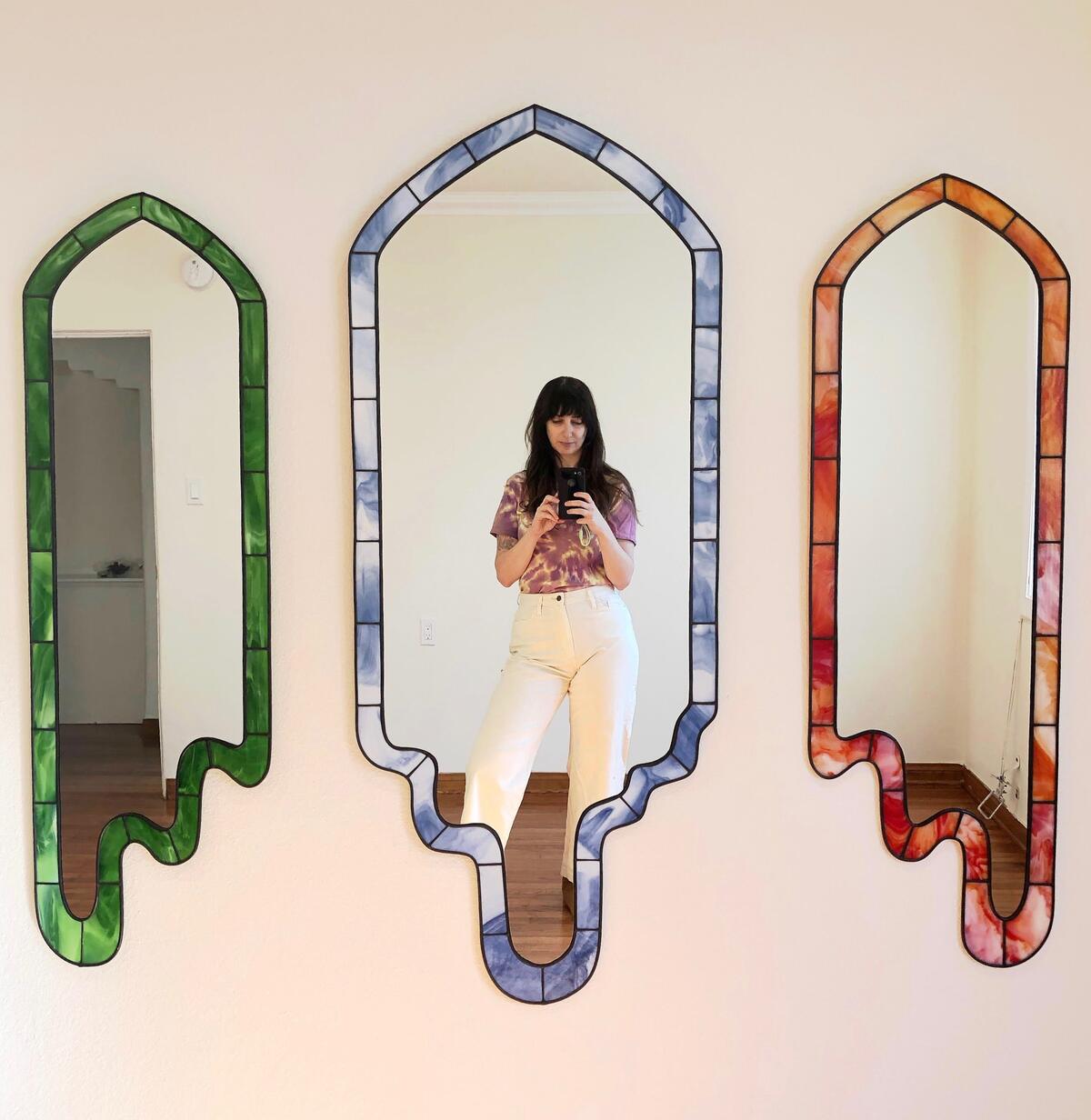This L.A. glass artist is making some seriously psychedelic mirrors