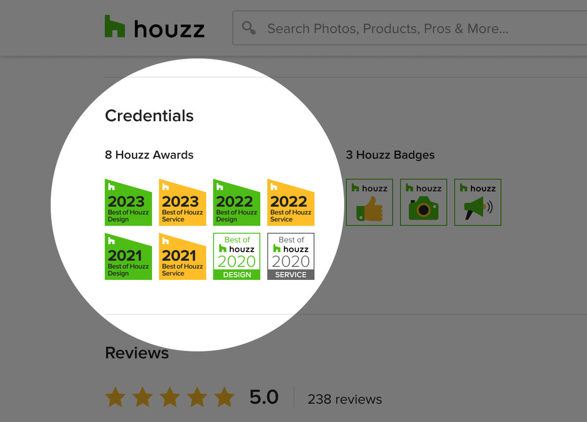 The Best of Houzz awards showcase the platform’s most creative and service-oriented stars