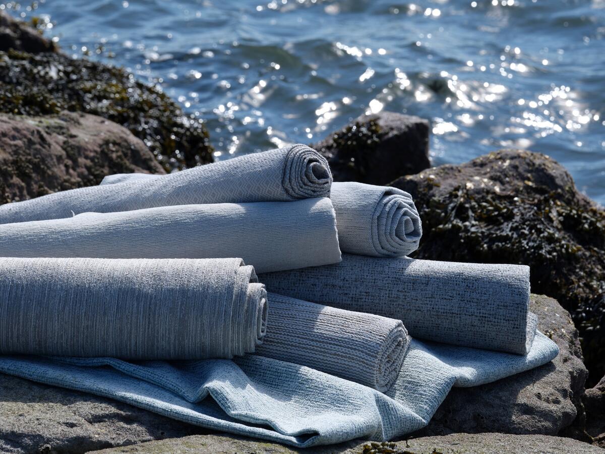 Made from marine plastics, Kravet’s new performance fabrics are sustainable and stylish