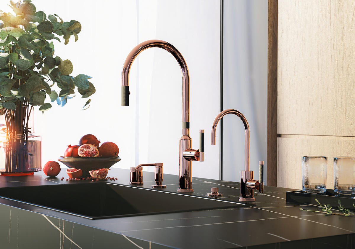 Colorful launches from Kohler, Alexa Hampton’s latest designs for The Shade Store and more