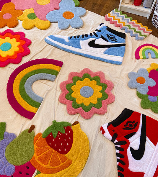 The Boston creator behind these TikTok-viral rugs