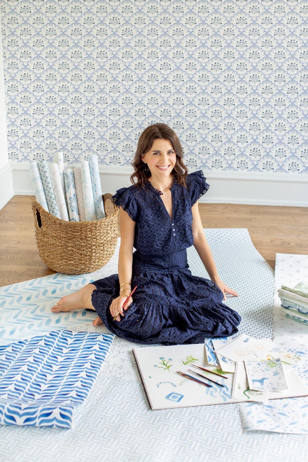 This self-taught textile designer’s brand was inspired by her pandemic-era pursuit of joy