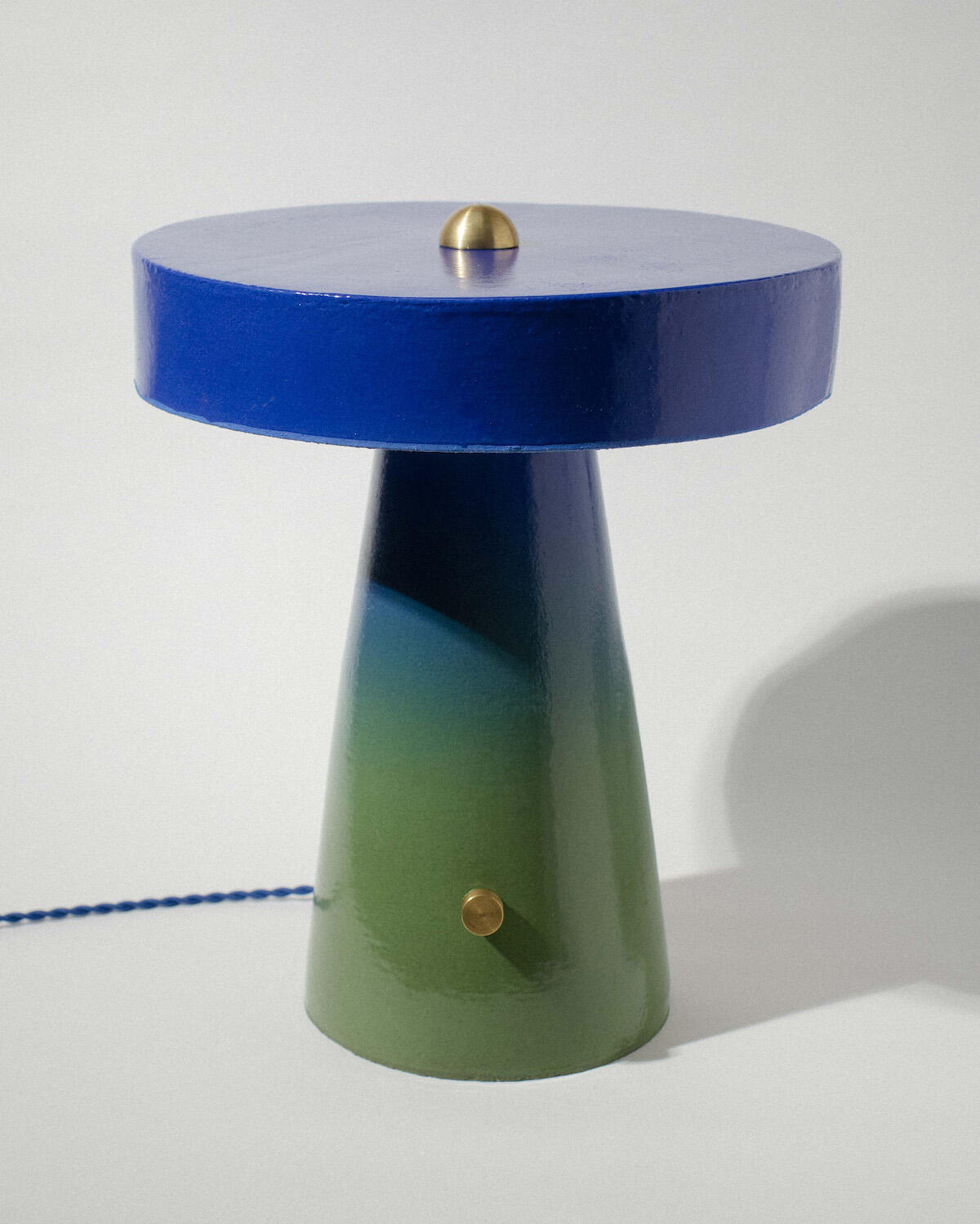 The Gradient table lamp in Horizon from Steicher Goods