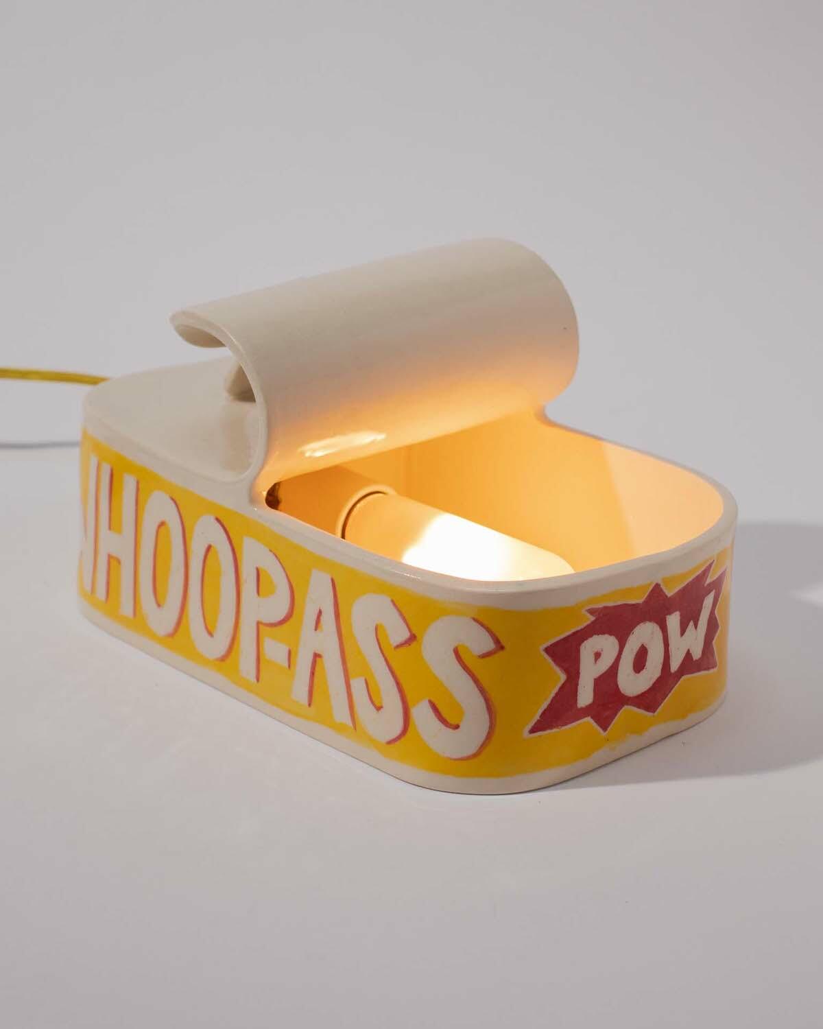 Whoop-Ass Can lamp by Streicher Goods
