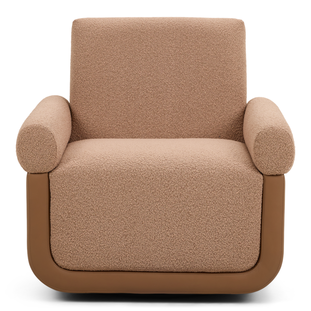 The Pharrah swivel chair by American Leather