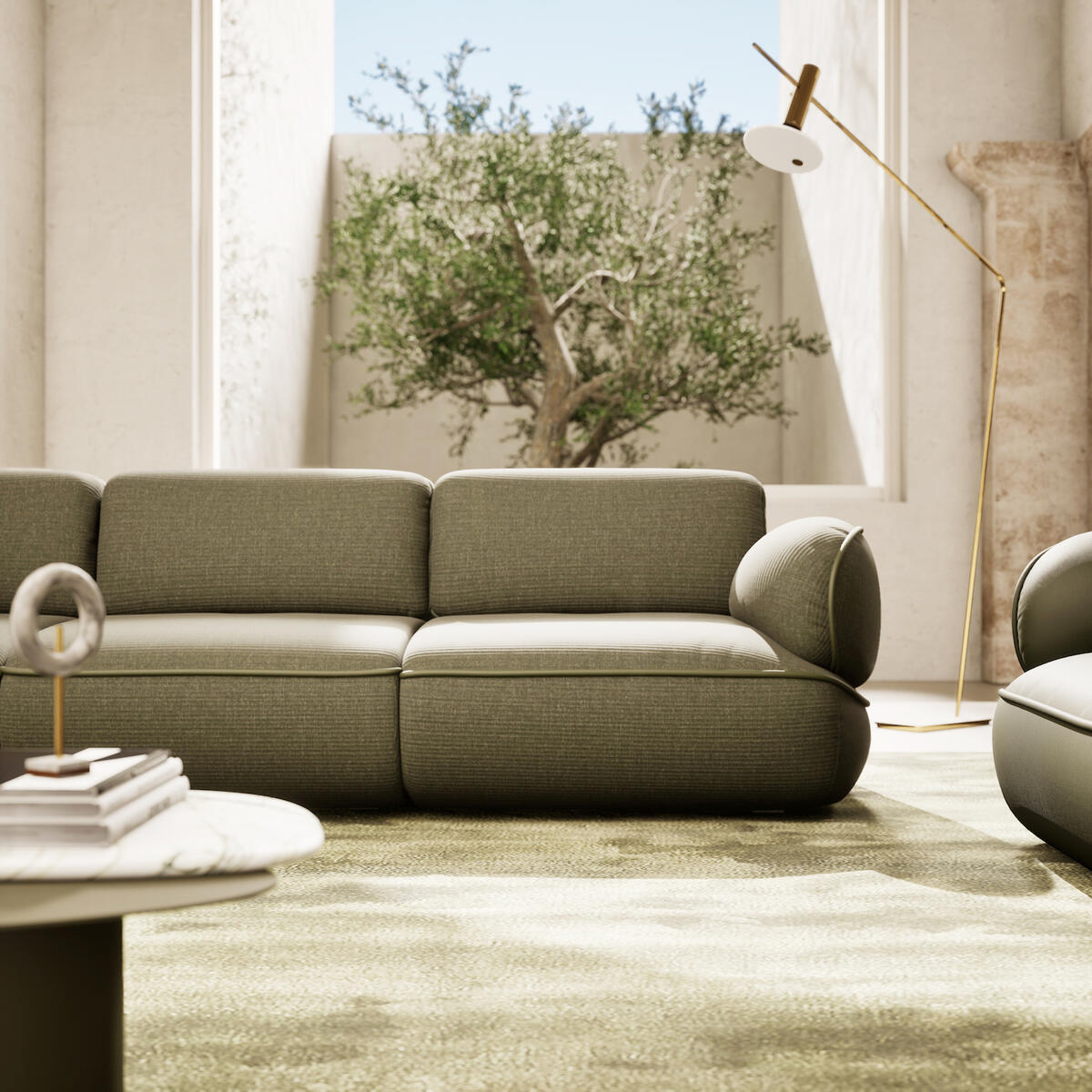 The Snail sofa by Natuzzi Italia